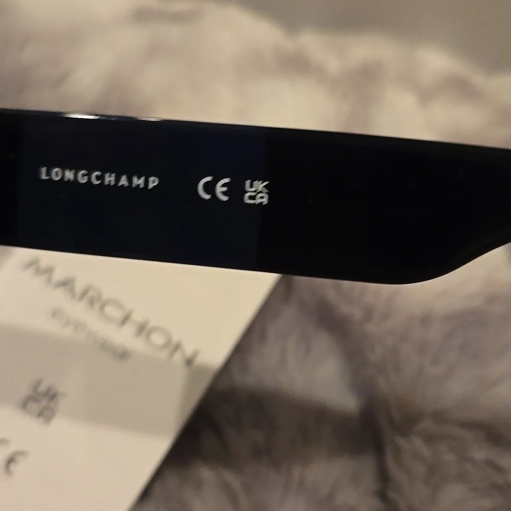 Longchamp Paris Black Oversized Sunglasses Brand New in Case